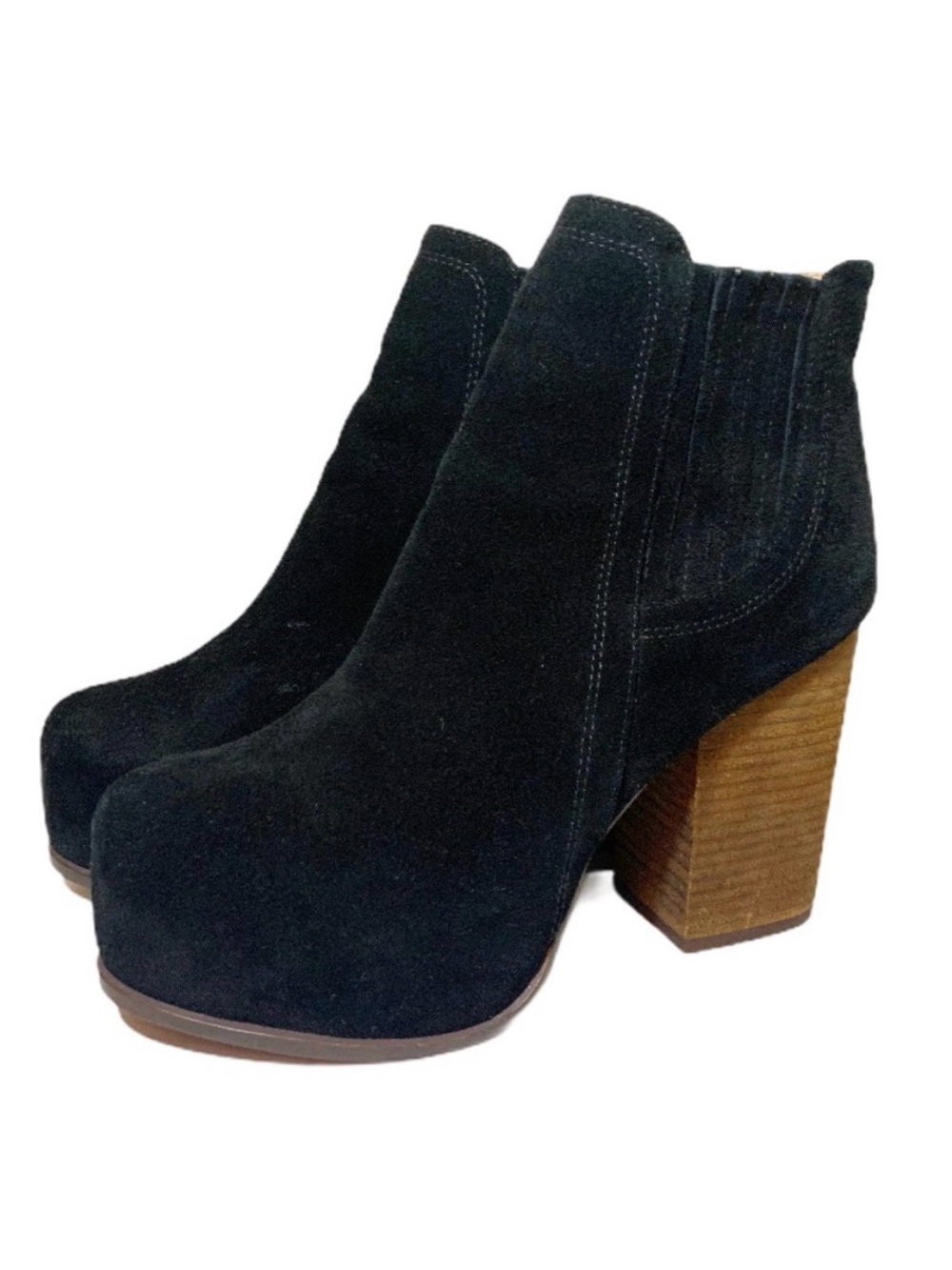 Jeffrey Campbell Knockout Chunky Heel Booties 8